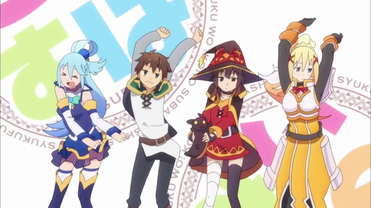 Anime KonoSuba Mangaka Fiction, Anime, blue, game png | PNGEgg
